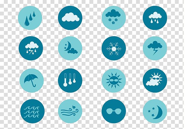 Weather Icon design Icon, Blue Moon rainy weather transparent background PNG clipart