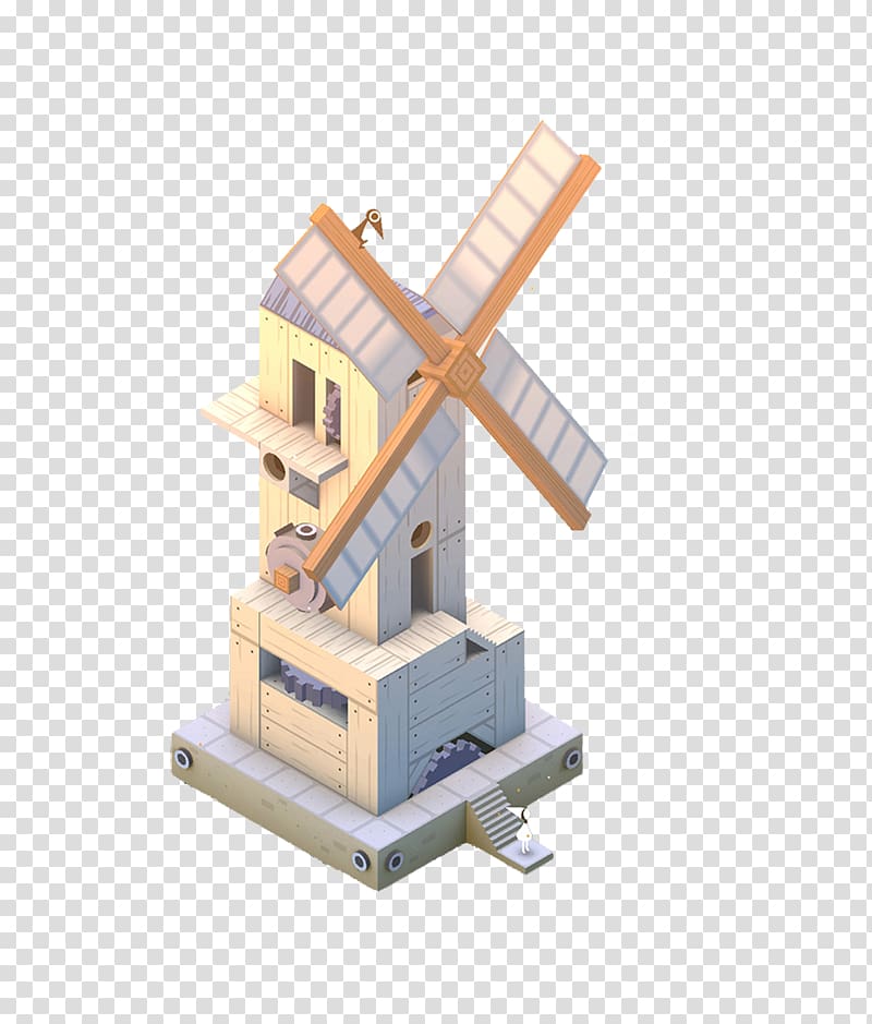 Monument Valley 2 Adventure Jigsaw Puzzles Puzzle App puzzel game, Monument Valley Windmill Model transparent background PNG clipart