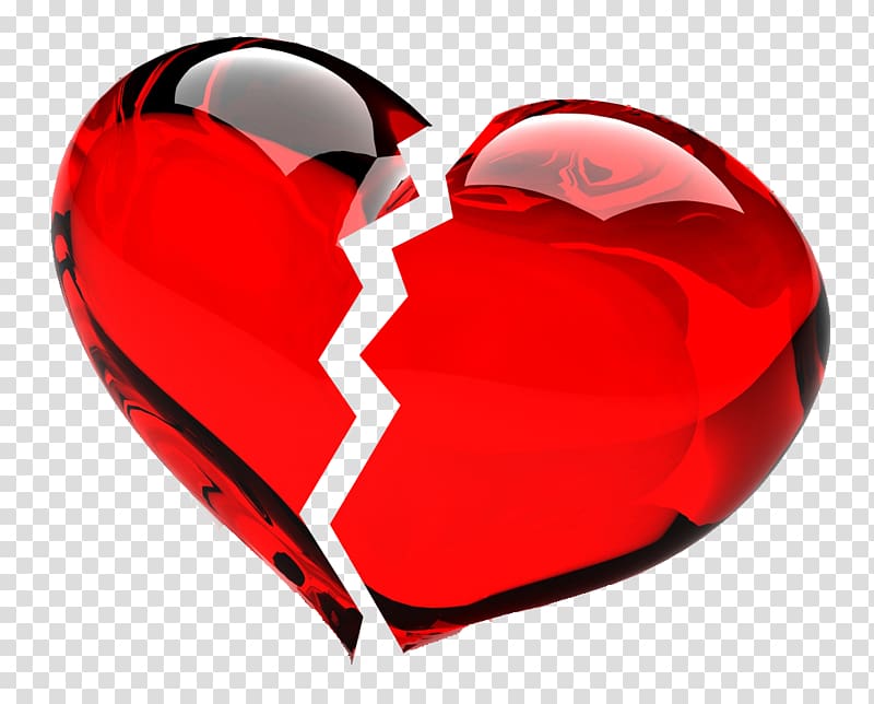Love Broken heart The Big Challenge Valentine\'s Day, broken heart transparent background PNG clipart
