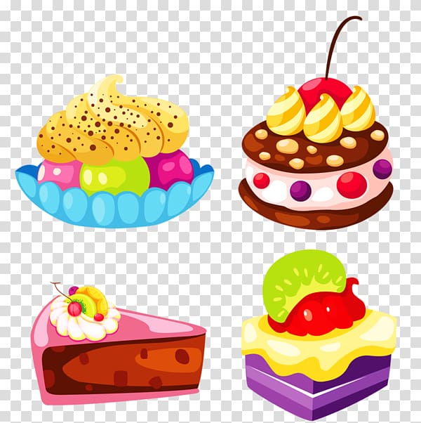 Ice cream cake Cupcake Macaroon, ice cream transparent background PNG clipart