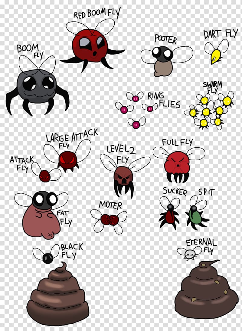 The Binding of Isaac: Rebirth Enemy Fan art, the binding of isaac transparent background PNG clipart