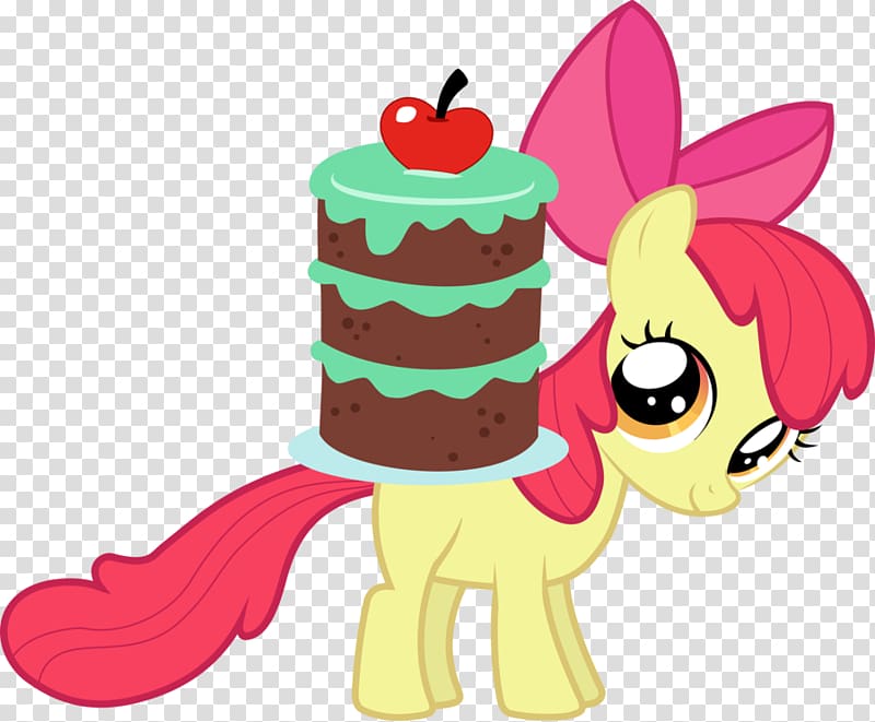 Pony Apple Bloom Apple cake Cupcake Pinkie Pie, apple transparent background PNG clipart