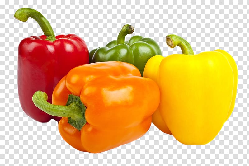 Chili pepper Yellow pepper Friggitello Bell pepper Paprika, vegetable transparent background PNG clipart