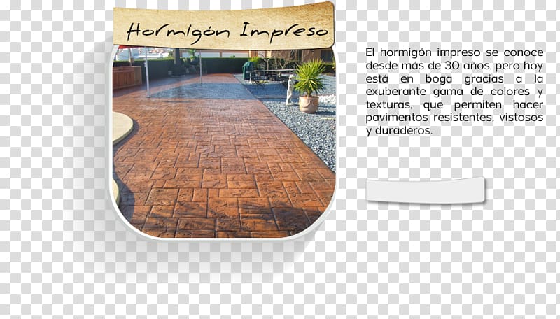 Reformas en Las Palmas Microex Stamped concrete Pavement Wood, printed transparent background PNG clipart