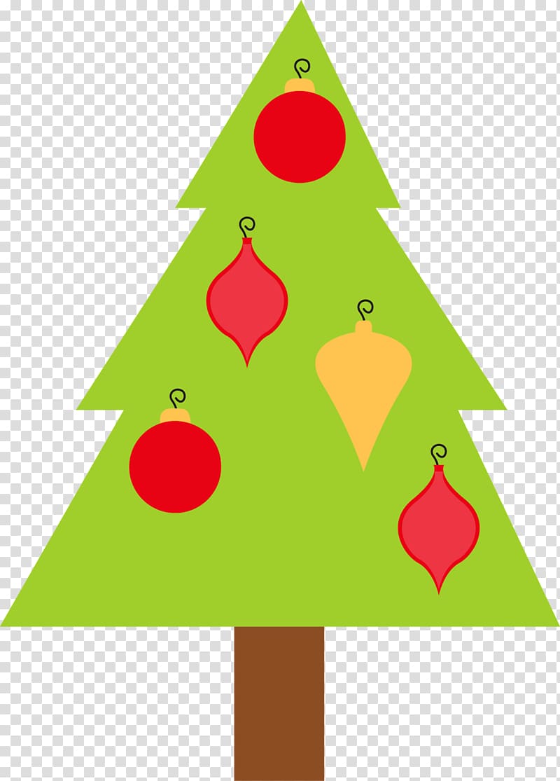 Christmas tree Triangle Area , childlike 12 0 1 transparent background PNG clipart