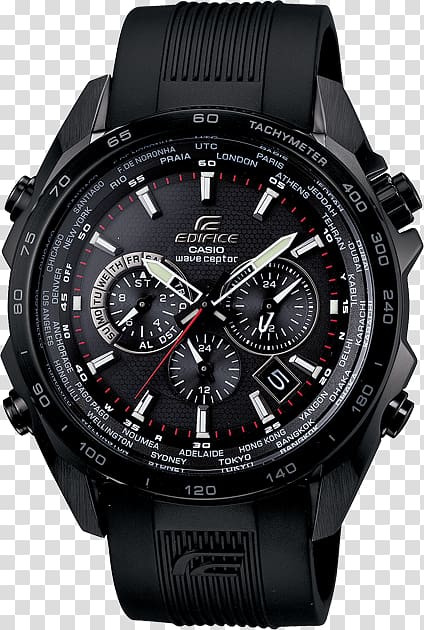G-Shock Casio Edifice Shock-resistant watch, watch transparent background PNG clipart