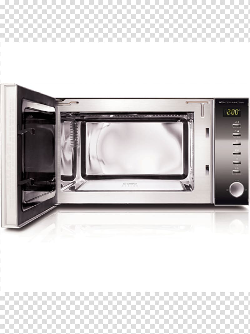 CASO MG20 menu Microwave 800 W Grill function Microwave Ovens Caso M20 ECOSTYLE Microwave 700 W CASO Germany MCG 25 chef, Microwave oven with convection and grill, freestanding, 25 litres, 900 W, black CASO Germany CASO Design MG25 Ceramic menu, microwave transparent background PNG clipart