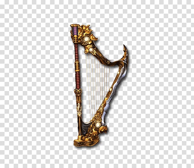 Granblue Fantasy Celtic harp Musical Instruments String Instruments, harp transparent background PNG clipart