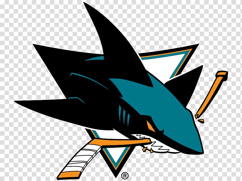 San Jose Sharks National Hockey League San Jose Barracuda Los Angeles Kings Ice hockey, shark fan art transparent background PNG clipart