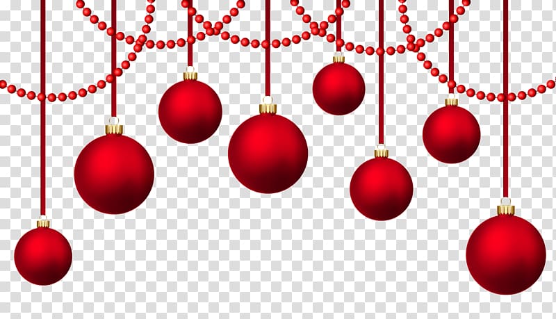 Christmas ornament Bombka Christmas decoration Santa Claus, decorative lights transparent background PNG clipart