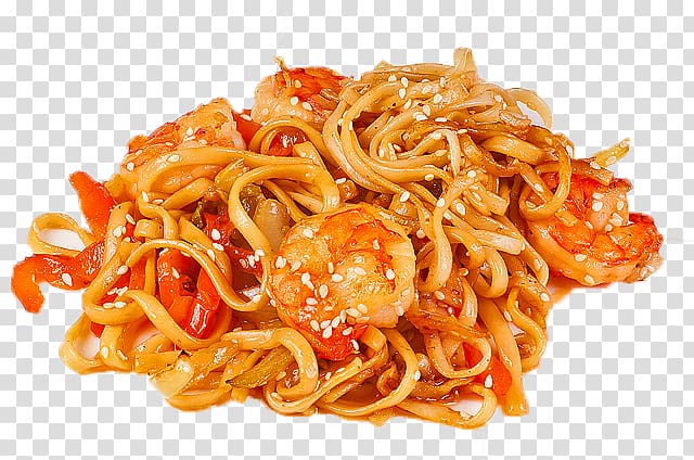 Spaghetti alla puttanesca Chow mein Chinese noodles Taglierini Fried noodles, others transparent background PNG clipart