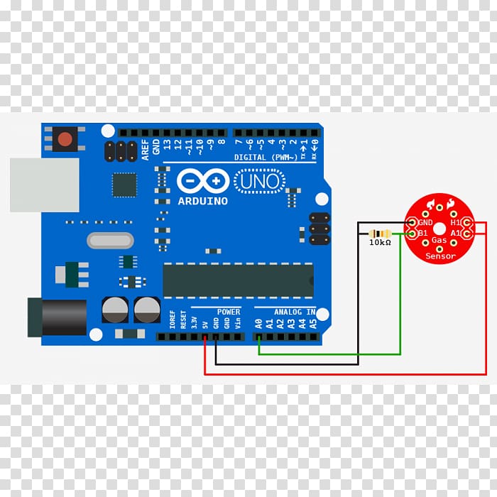 Arduino Thermistor Sensor Wiring diagram Electronics, Lpg transparent background PNG clipart