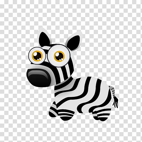 Lion Cartoon Zebra, Cute cartoon little zebra transparent background PNG clipart