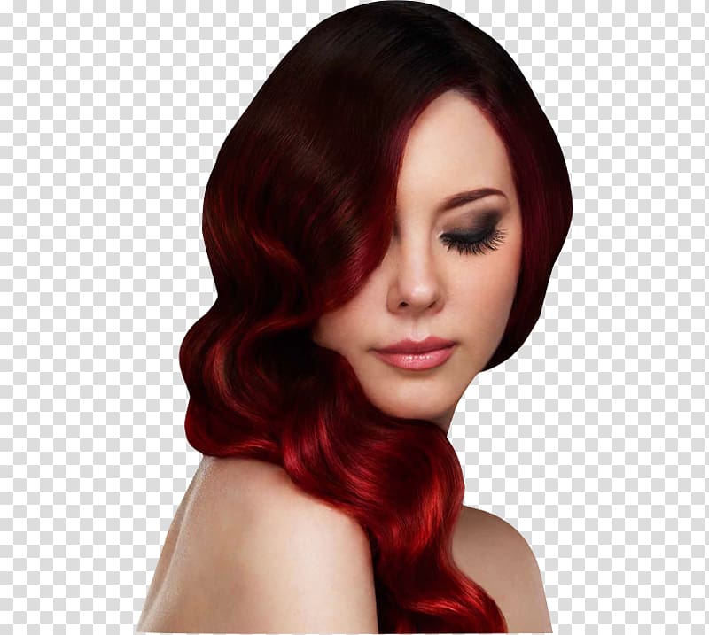 Red hair Hair coloring Human hair color, hair transparent background PNG clipart