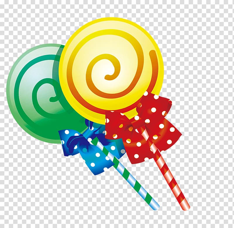 Lollipop Candy Cartoon , yellow cartoon candy decoration pattern transparent background PNG clipart