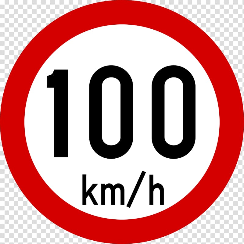 Traffic sign Speed limit Road Kilometer per hour, creative property transparent background PNG clipart
