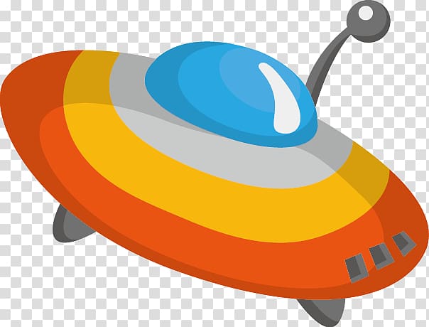 Unidentified flying object Cartoon Flying saucer painting, UFO transparent background PNG clipart