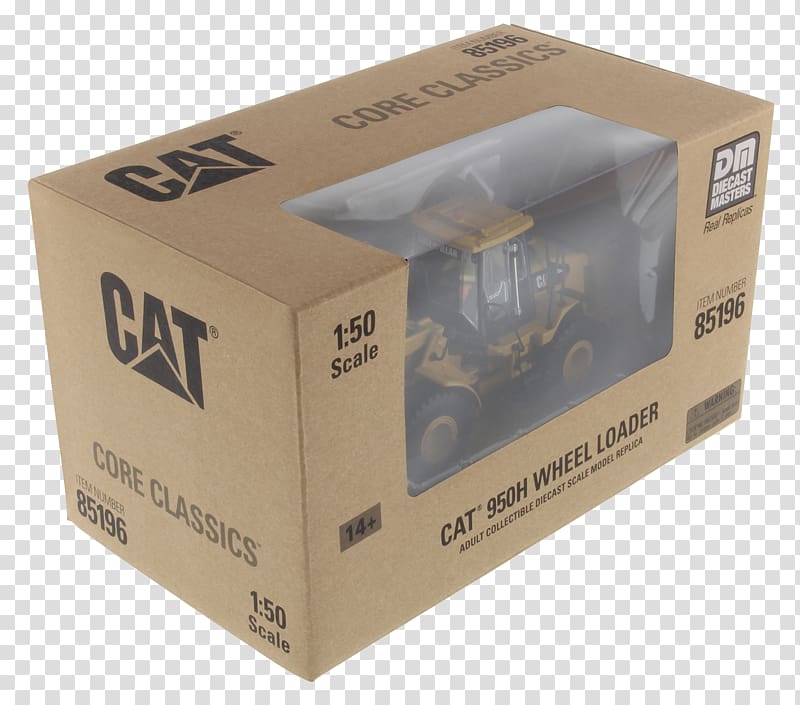 Caterpillar Inc. Loader Excavator Die-cast toy Wheel tractor-scraper, excavator transparent background PNG clipart