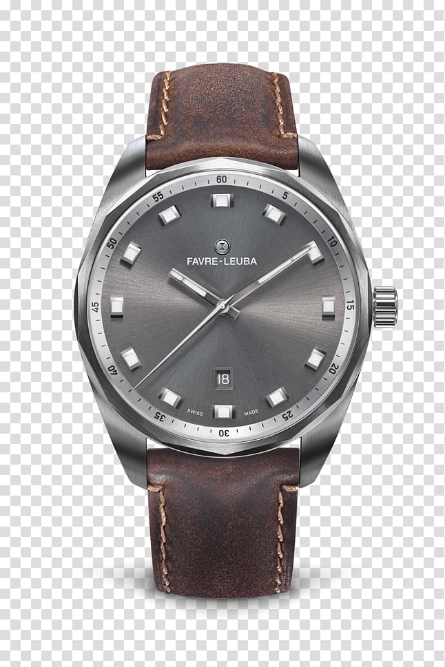 Favre-Leuba Automatic watch Chronograph Le Locle, watch transparent background PNG clipart