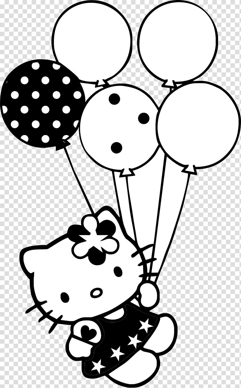 Hello Kitty Toy balloon Birthday Party, balloon transparent background PNG clipart