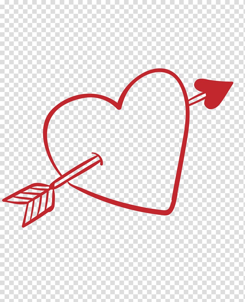 heart and arrow illustration, Cupid Arrow Heart Valentines Day Love, Cupid transparent background PNG clipart