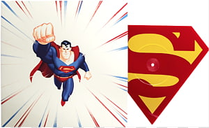 Superman: The Animated Series San Diego Comic-Con Phonograph record Soundtrack, superman transparent background PNG clipart thumbnail