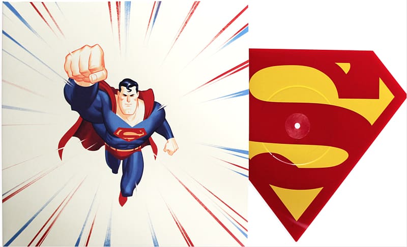 Superman: The Animated Series San Diego Comic-Con Phonograph record Soundtrack, superman transparent background PNG clipart