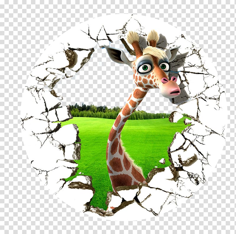 3d giraffe transparent background PNG clipart