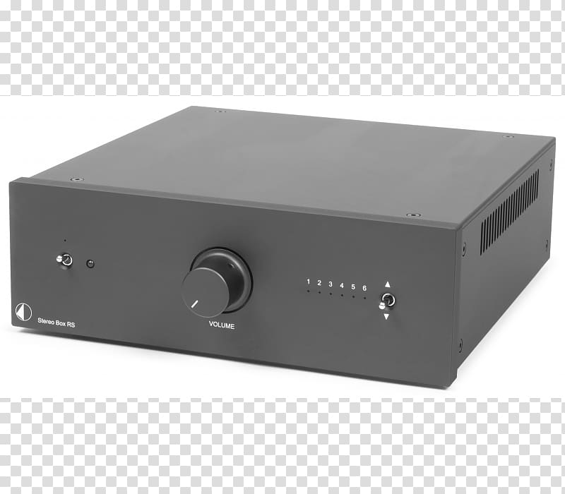 Pro-Ject Audio power amplifier Preamplifier, teeth and stereo boxes transparent background PNG clipart