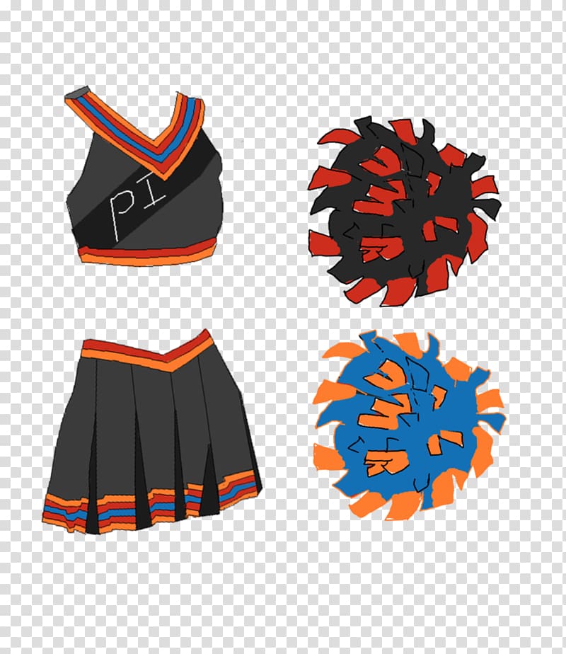 T-shirt Cheerleading Uniforms Sportswear, Cheerleader transparent background PNG clipart