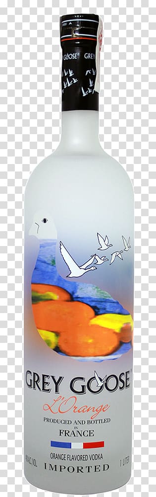 Liqueur Absolut Vodka Grey Goose The Absolut Company, orange grey transparent background PNG clipart