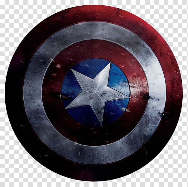 Captain America shield , Captain America\'s shield Marvel Cinematic Universe Film Superhero movie, America transparent background PNG clipart