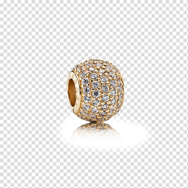 Pandora Charm bracelet Cubic zirconia Gold Jewellery, pandora transparent background PNG clipart
