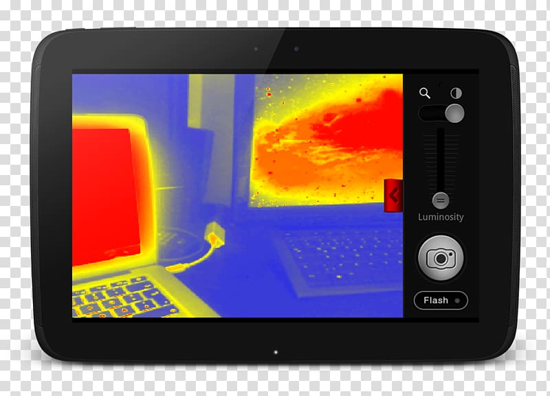 Thermal vision camera effects Android , embroidered effect ui transparent background PNG clipart