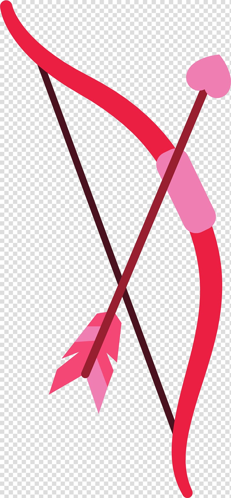 Bow and arrow Bow and arrow, Hand painted colorful bow arrow transparent background PNG clipart