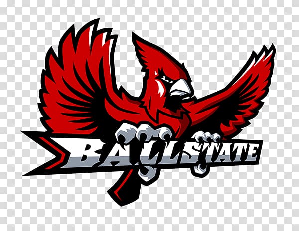 Ball State University Ball State Cardinals football Ball State Cardinals baseball Logo American football, american football transparent background PNG clipart