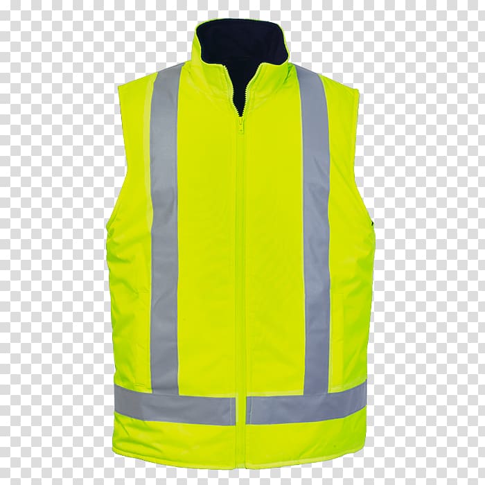 T-shirt High-visibility clothing Gilets Jacket, padded transparent background PNG clipart