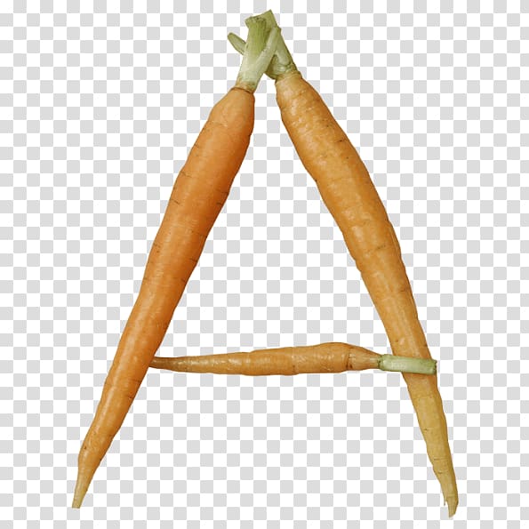 Vegetable Carrot Sort Letter Font, vegetable transparent background PNG clipart