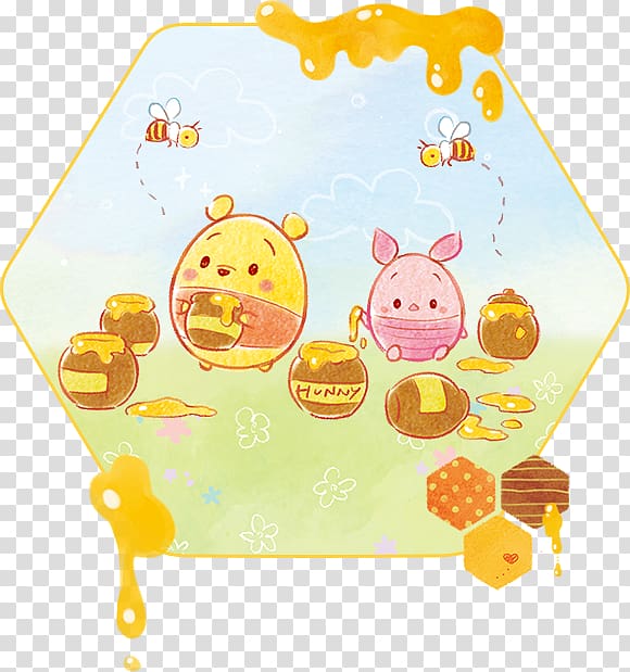 Winnie-the-Pooh Piglet Disney Tsum Tsum The Walt Disney Company Mickey Mouse, winnie the pooh transparent background PNG clipart