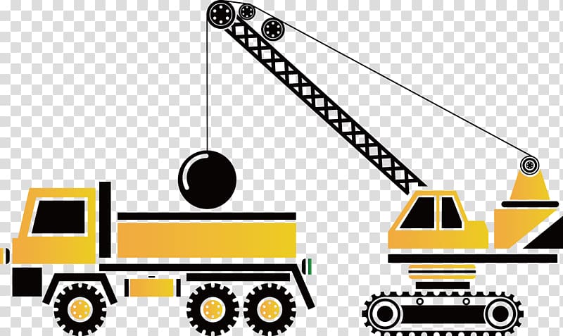Architectural engineering Heavy equipment Crane Excavator, crane transparent background PNG clipart