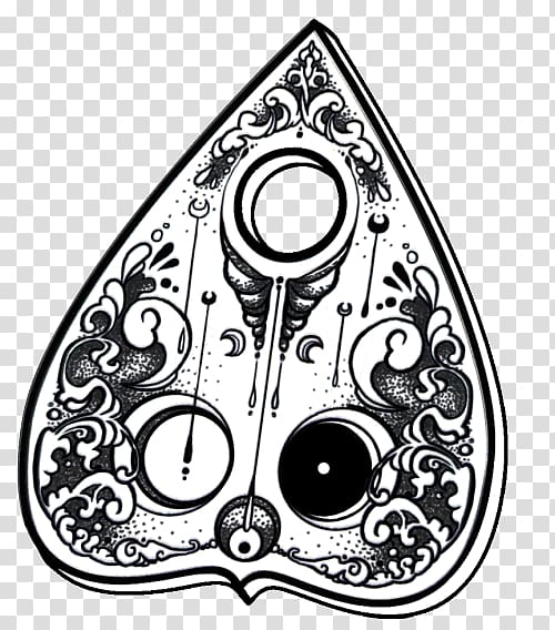 Tattoo Planchette Henna Ouija Mehndi, Ouija transparent background PNG clipart