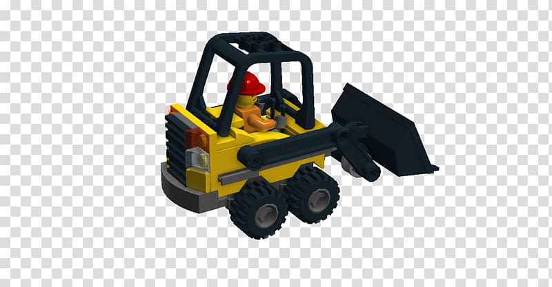 Vehicle Toy Skid-steer loader Architectural engineering Lego City, toy transparent background PNG clipart