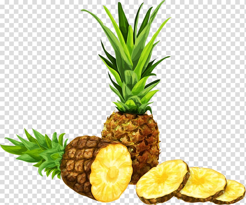 Juice Cocktail Pineapple Jus dananas, Cut pineapple transparent background PNG clipart