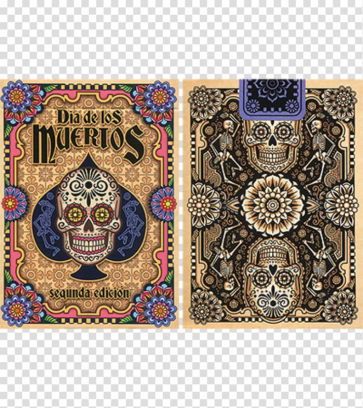 Poker United States Playing Card Company Card game Day of the Dead, Dia Los Muertos transparent background PNG clipart