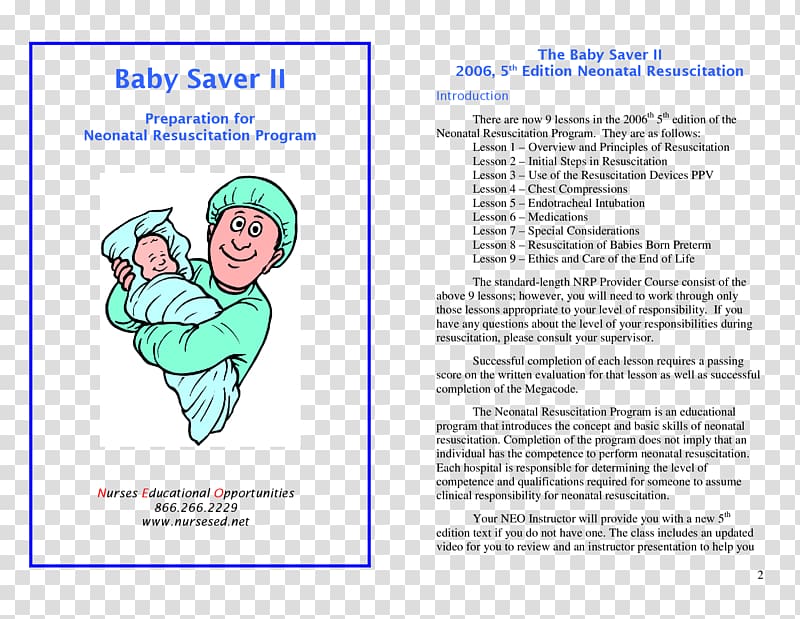 Neonatal Resuscitation Program Test Infant, neonatal transparent background PNG clipart