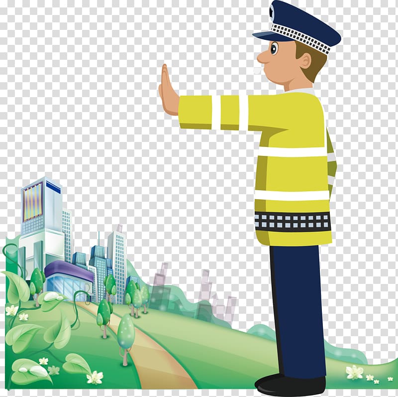 Traffic police Police officer , Tamper rapid alarm transparent background PNG clipart