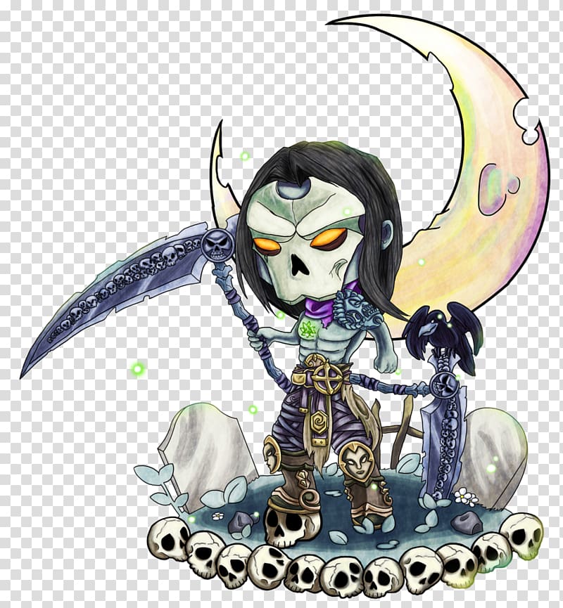 Darksiders II Chibiusa Drawing, War Scythe transparent background PNG clipart