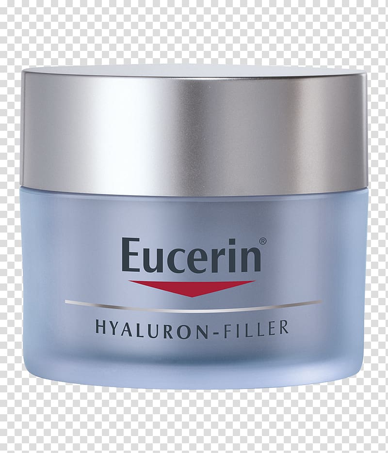 Eucerin HYALURON-FILLER Night Cream Face Wrinkle, Face transparent background PNG clipart