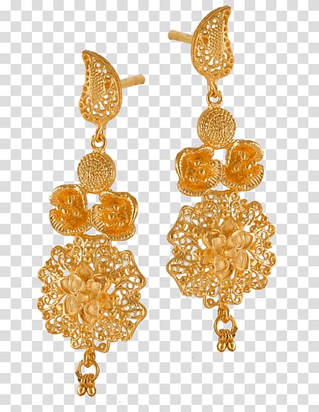 Earring Jewellery Gold plating Necklace, pakistani bridal wear transparent background PNG clipart