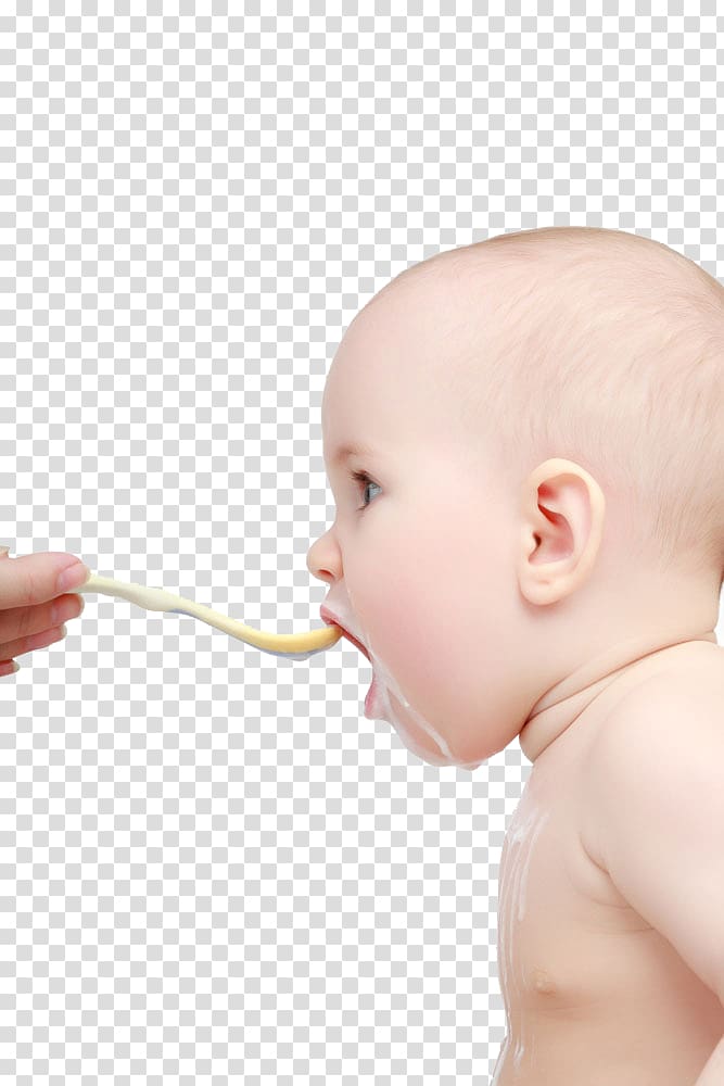 baby's face, Baby food Breast milk Infant Child Eating, Hello Baby eat transparent background PNG clipart